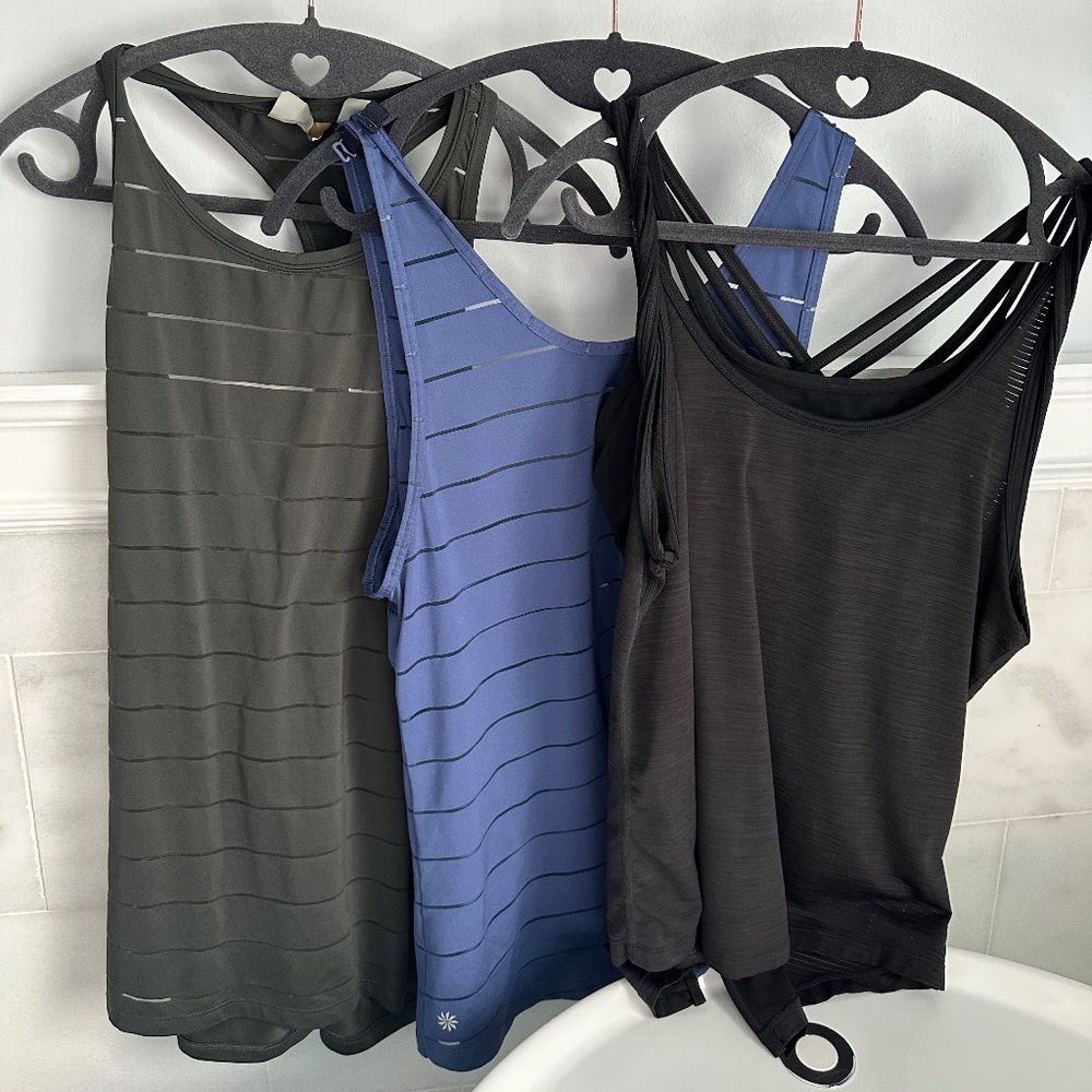 Lot of 3 Small Athleta tops